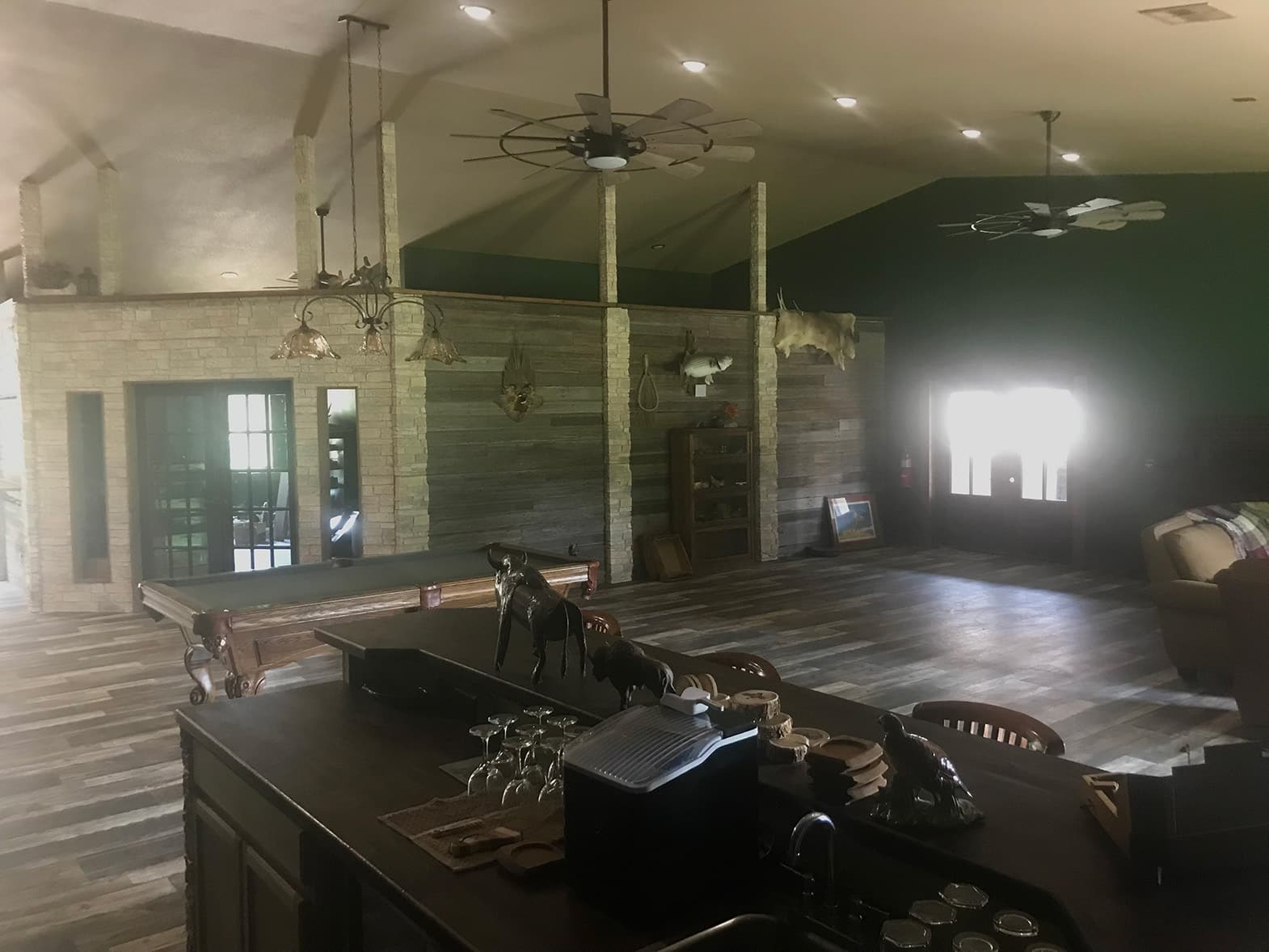 Bedroom in the lodge